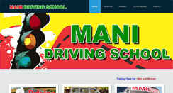 Desktop Screenshot of manidrivingschool.com