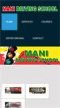 Mobile Screenshot of manidrivingschool.com